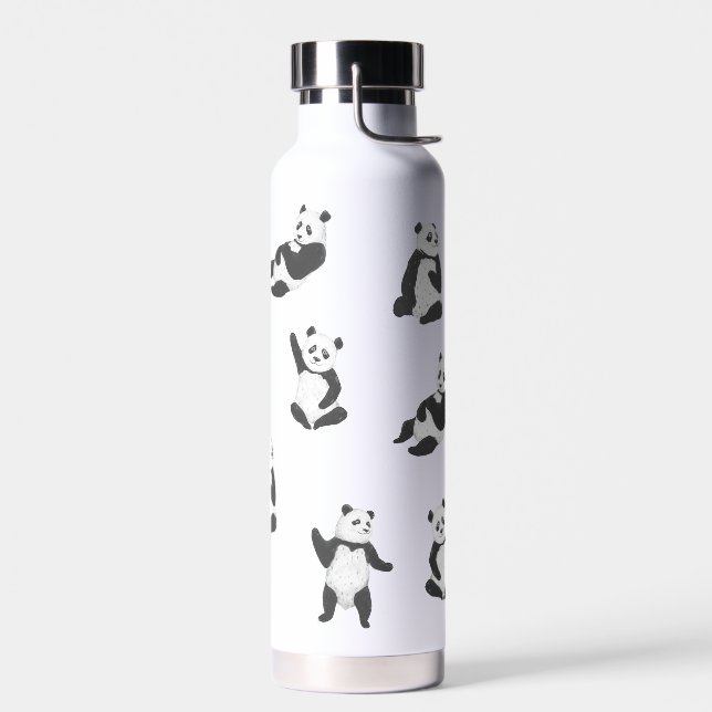 Cute baby panda Water Bottle (Left)