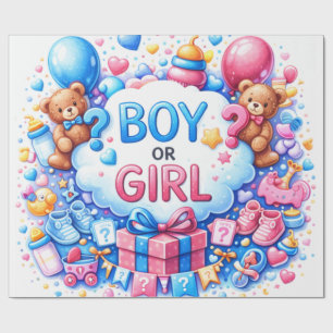 Cute Baby Pattern Wrapping Paper