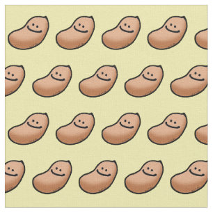Cute baby peanut fabric