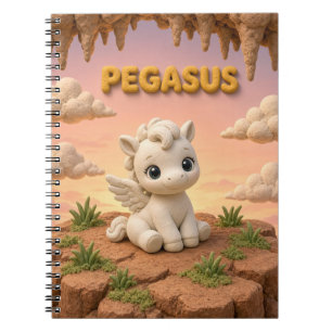 Cute Baby Pegasus, Mythical Notebook