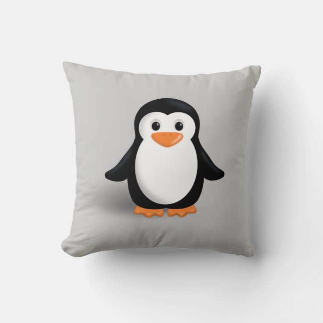 Cute Baby Penguin Cushion (Front)