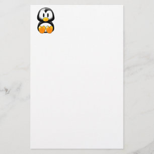 Cute Baby Penguin - Customizeable Stationery