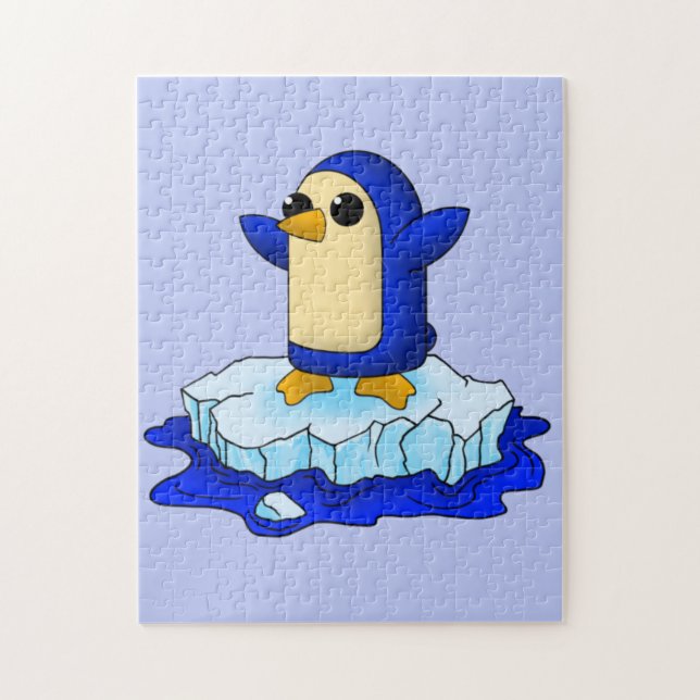 Cute baby penguin jigsaw puzzle (Vertical)