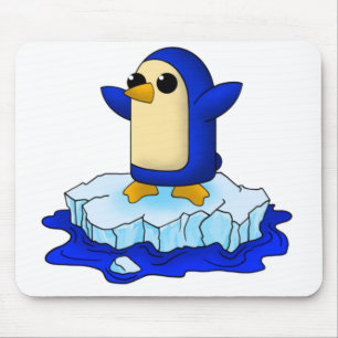 Cute baby penguin mouse mat