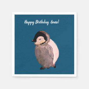 Cute Baby Penguin Napkin