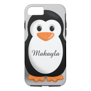 Cute Baby Penguin Personalised Name Case-Mate iPhone Case