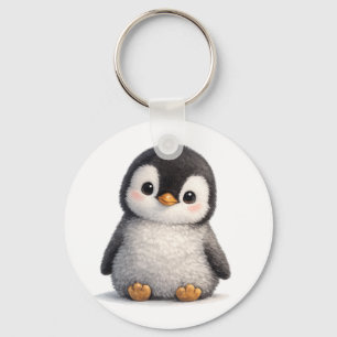 Cute Baby Penguin – Soft & Adorable Design Key Ring
