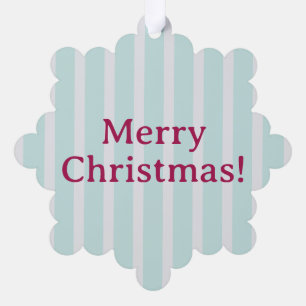 Cute Baby Penguin Wearing Santa Hat Christmas Tree Decoration Card