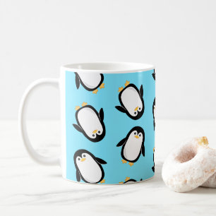 Cute Baby Penguins Iced Tea or Iced Coffee Mug