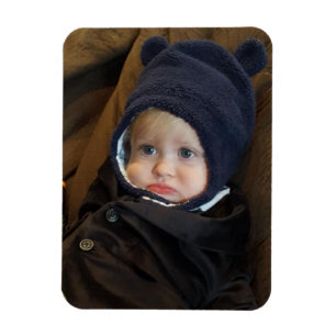 Cute Baby Photo Magnet