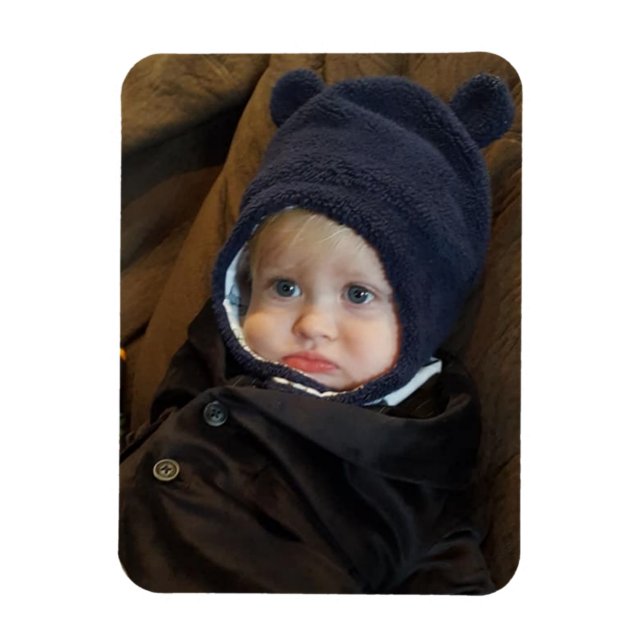 Cute Baby Photo Magnet (Vertical)