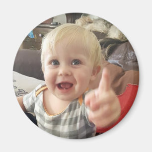 Cute Baby Photo Magnet