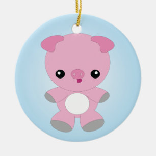 Cute Baby Pig ornament
