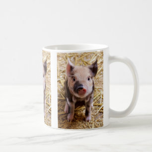 Cute Baby Piglet Farm Animals Barnyard Babies Coffee Mug