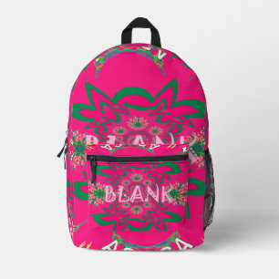 Cute Baby Pink Floral Print Cut Sew Bag