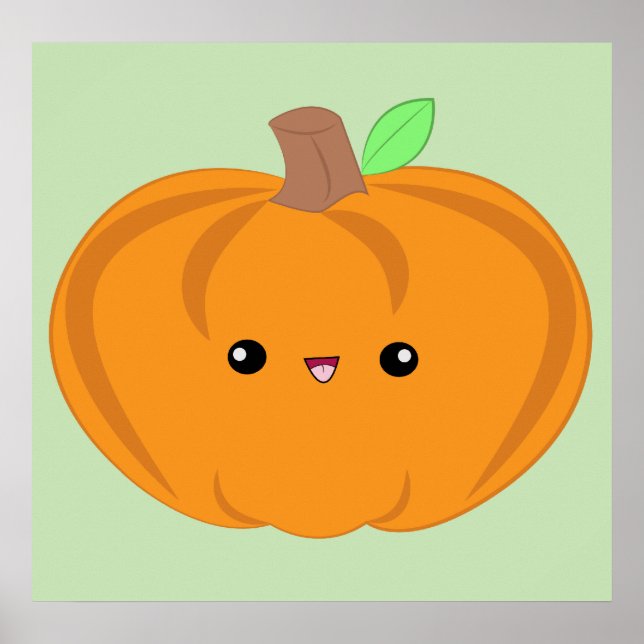 Cute Baby Pumpkin Poster (Front)