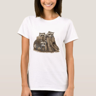 Cute Baby Raccoons T-shirt