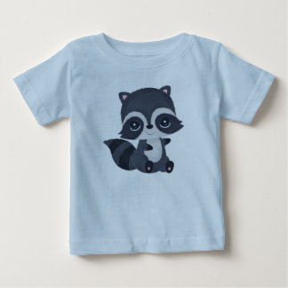 Cute Baby Racoon Cartoon T-Shirt
