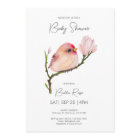 Cute Baby Redpoll Bird Baby Shower