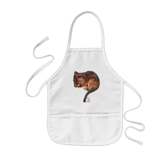 Cute Baby Ringtail Possum Kids Apron (Front)