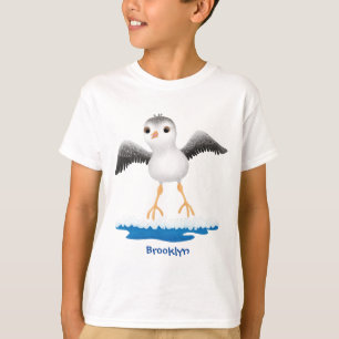 Cute baby sandpiper cartoon illustration T-Shirt