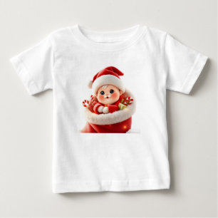 Cute Baby Santa – Adorable Kawaii Christmas Gift T-Shirt