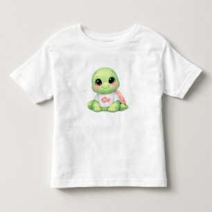 Cute Baby Sea Turtle Kawaii Kids T-Shirt