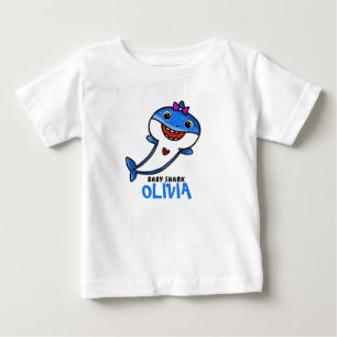 Cute Baby Shark Birthday T-Shirt