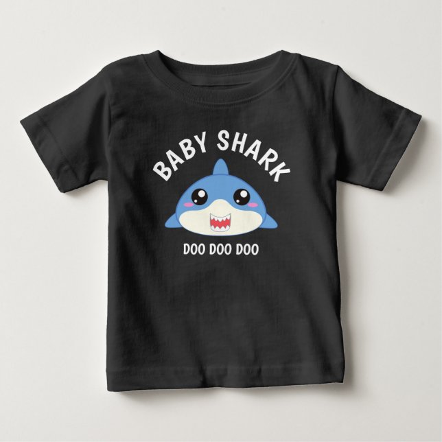 Cute Baby Shark  T-Shirt (Front)