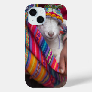 Cute Baby Sheep Lamb South American iPhone 15 Case