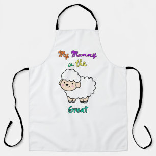 Cute Baby Sheep Mother's Day Gift for Mum Love Apron