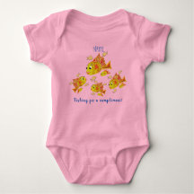 Cute Baby Shower Gift Fun Personalize Fish