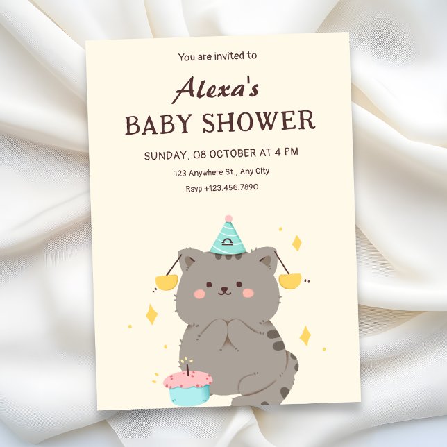 Cute baby shower invitation (Creator Uploaded)