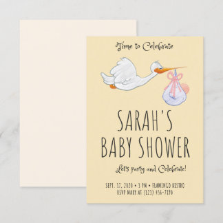 Cute Baby Shower Invitation Cards