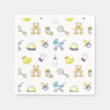 Cute baby shower pattern