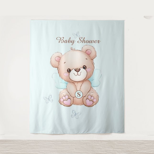 Cute Baby Shower Personalised  Tapestry (Front)