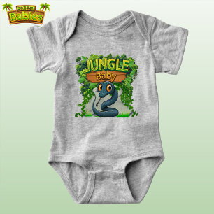 Cute Baby Snake Whimsical Wildlife Character 🐍 Bodysuit