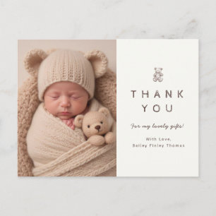 Cute Baby Thank Yiou Card for Gifts