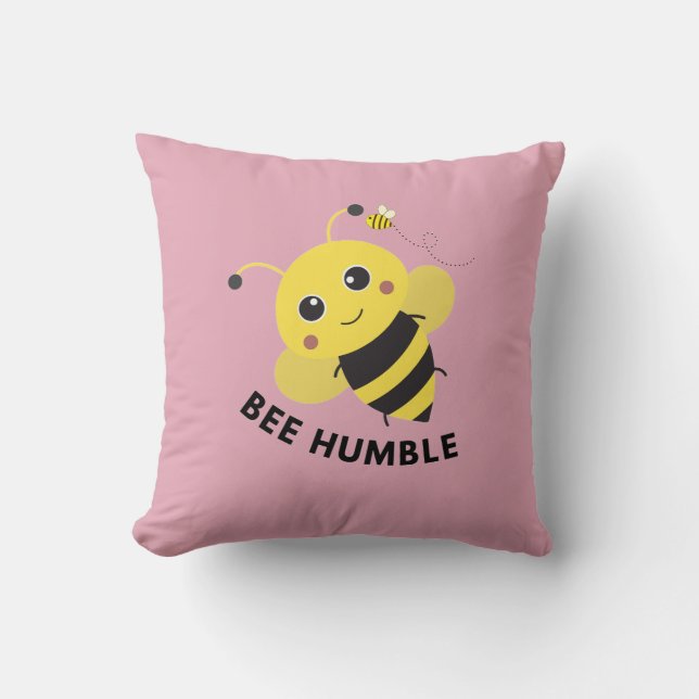 Cute Baby Throw Pillow | Soft Decorative Cushion  (Front)