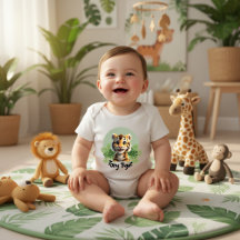 Cute Baby Tiger Jungle Nursery Personalized Name
