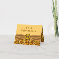 Cute Baby Tiger Stripes Baby Shower
