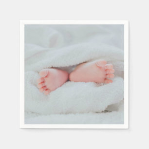 Cute Baby Toes and Feet Napkin