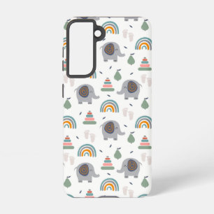 Cute Baby Toy Pattern Samsung Galaxy Case