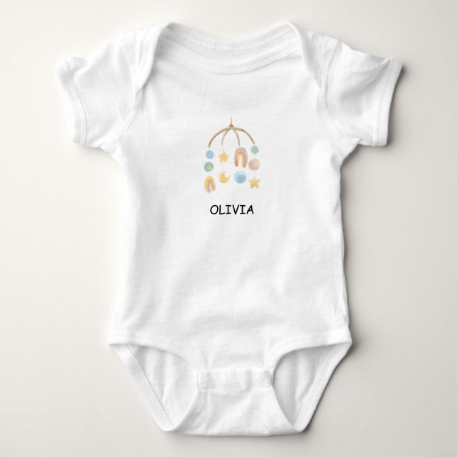 Cute Baby Toys Bodysuit (Front)