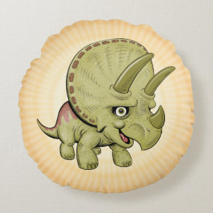 Cute Baby Triceratops Pillow