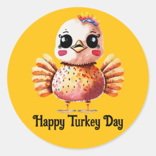 Cute Baby Turkey Sticker