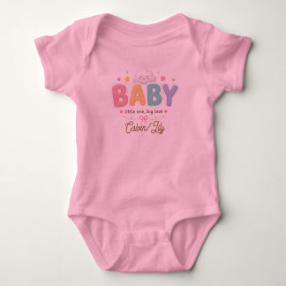 Cute Baby Typography – Pastel Nursery Quote Bodysuit