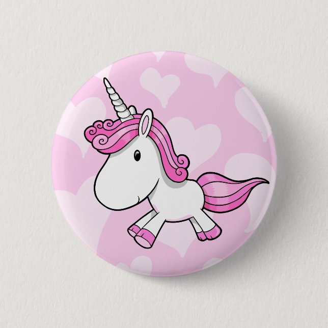 Cute Baby Unicorn  Button (Front)