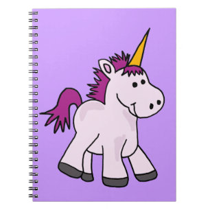 Cute Baby Unicorn Cartoon Notebook