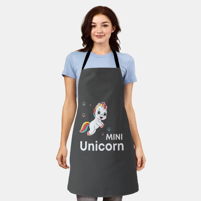 Cute baby unicorn Modern        Apron (Worn)